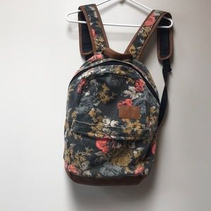 Volcom floral pacsun backpack
